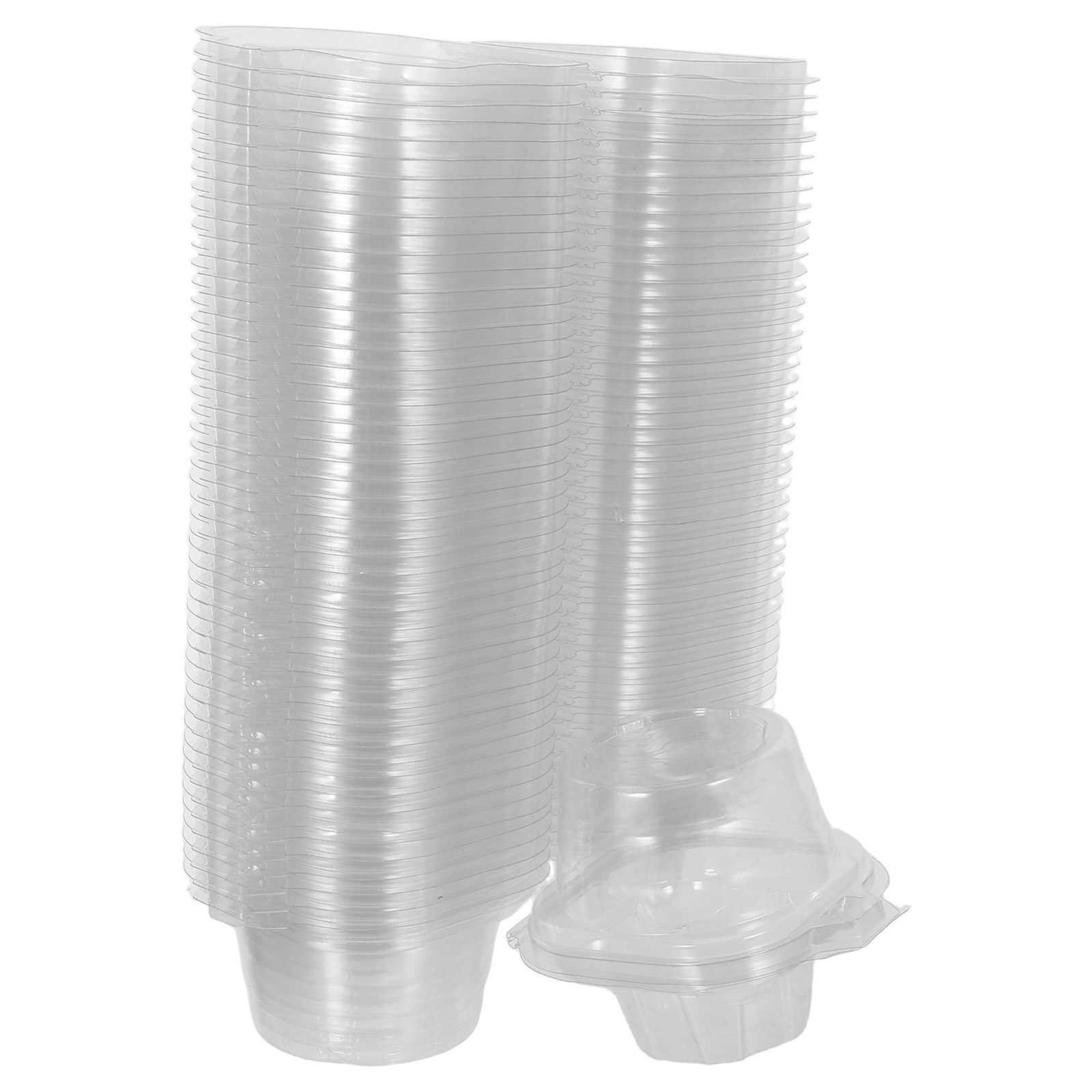 Plastic Dome Clear - 50Pcs 투명 컵케이크 용기 플라스틱 돔